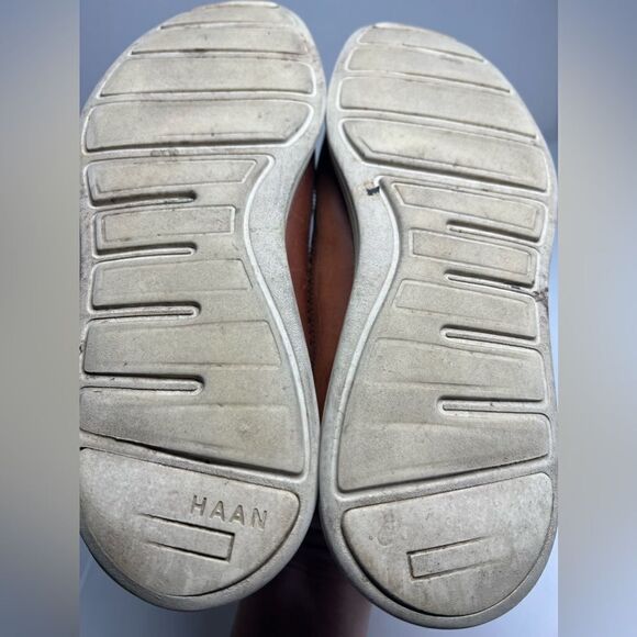 Cole Haan Grand OS Brown Leather Brogue Wingtip Oxfords Shoes Mens 10 M C21133 - Picture 5 of 8